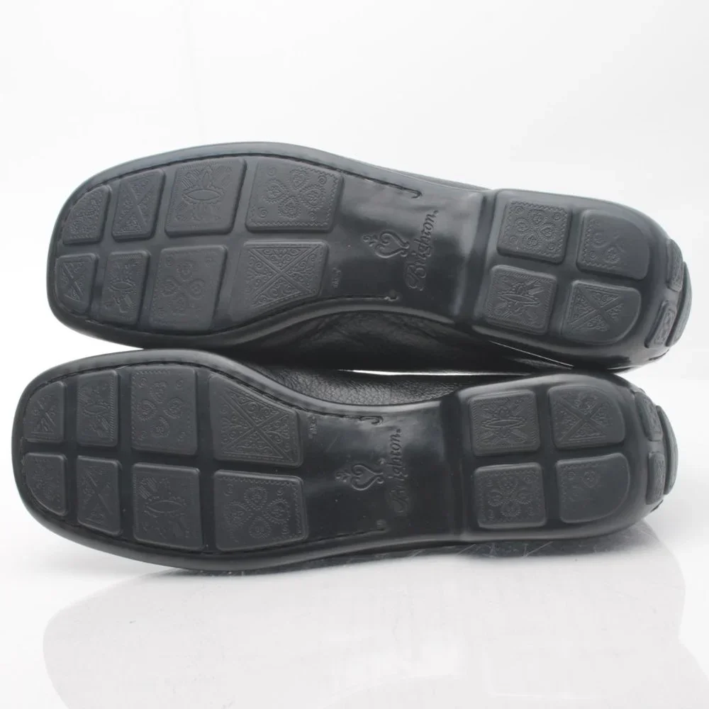 Brighton URSA Black Leather Elegant Driving Shoes Loafers 8.5N - Picture 11 of 16